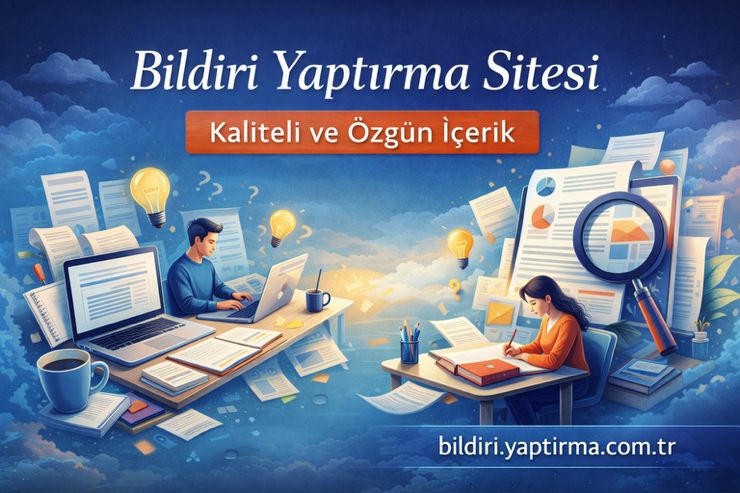 Read more about the article Bildiri Yaptırma Sitesi | Kaliteli ve Özgün İçerik