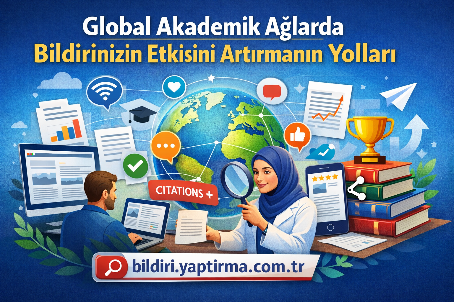 Read more about the article Global Akademik Ağlarda Bildirinizin Etkisini Artırmanın Yolları