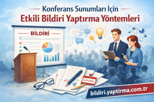 Read more about the article Konferans Sunumları İçin Etkili Bildiri Yaptırma Yöntemleri