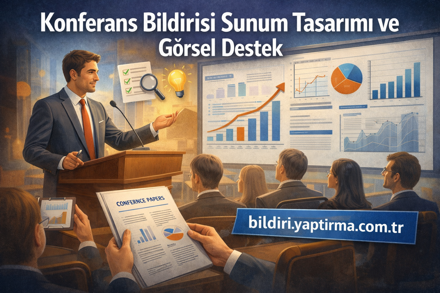 Read more about the article Konferans Bildirisi Sunum Tasarımı ve Görsel Destek