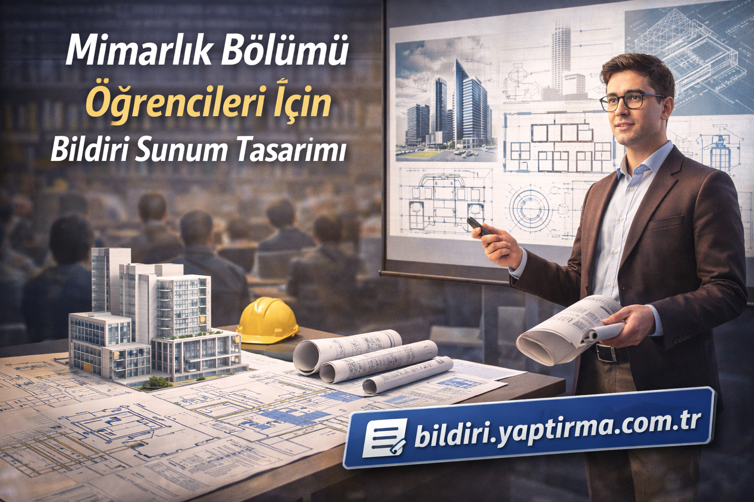 Read more about the article Mimarlık Bölümü Öğrencileri İçin Bildiri Sunum Tasarımı