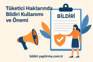 Read more about the article Tüketici Haklarında Bildiri Kullanımı ve Önemi