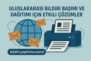 Read more about the article Uluslararası Bildiri Basımı ve Dağıtımı İçin Etkili Çözümler