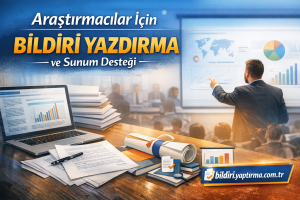 Read more about the article Araştırmacılar İçin Bildiri Yazdırma ve Sunum Desteği
