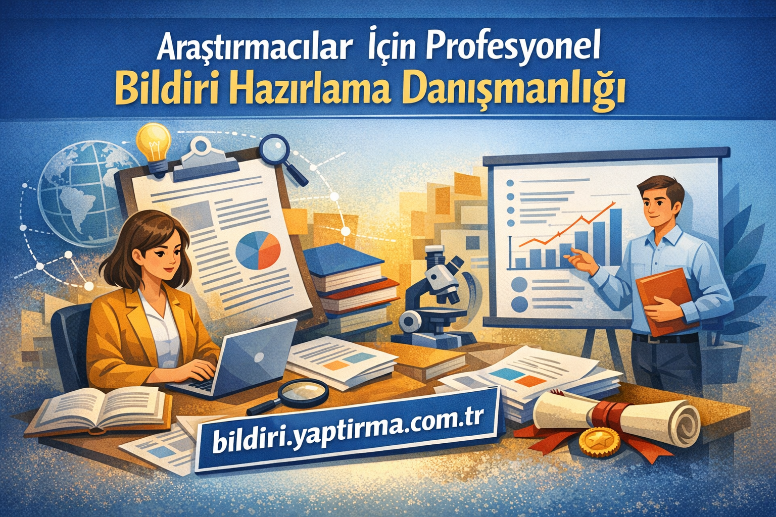 Read more about the article Araştırmacılar İçin Profesyonel Bildiri Hazırlama Danışmanlığı