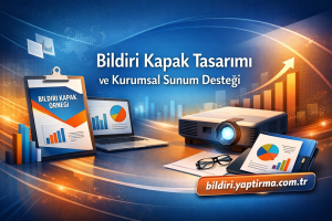 Read more about the article Bildiri Kapak Tasarımı ve Kurumsal Sunum Desteği