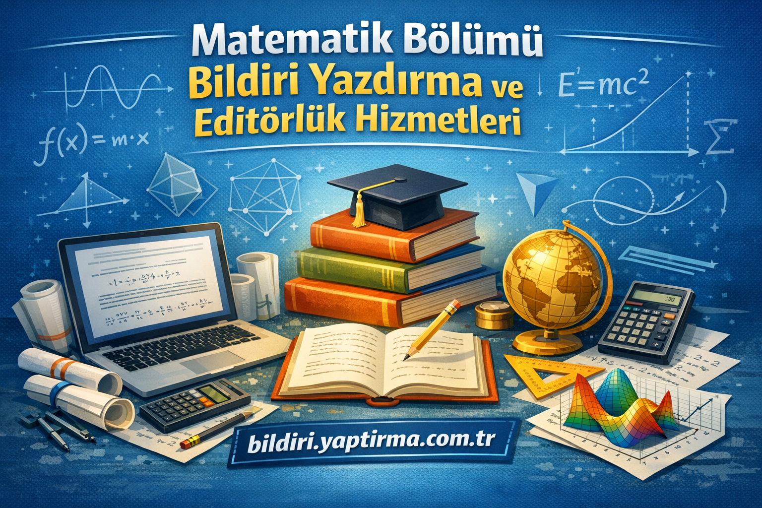 Read more about the article Matematik Bölümü Bildiri Yazdırma ve Editörlük Hizmetleri