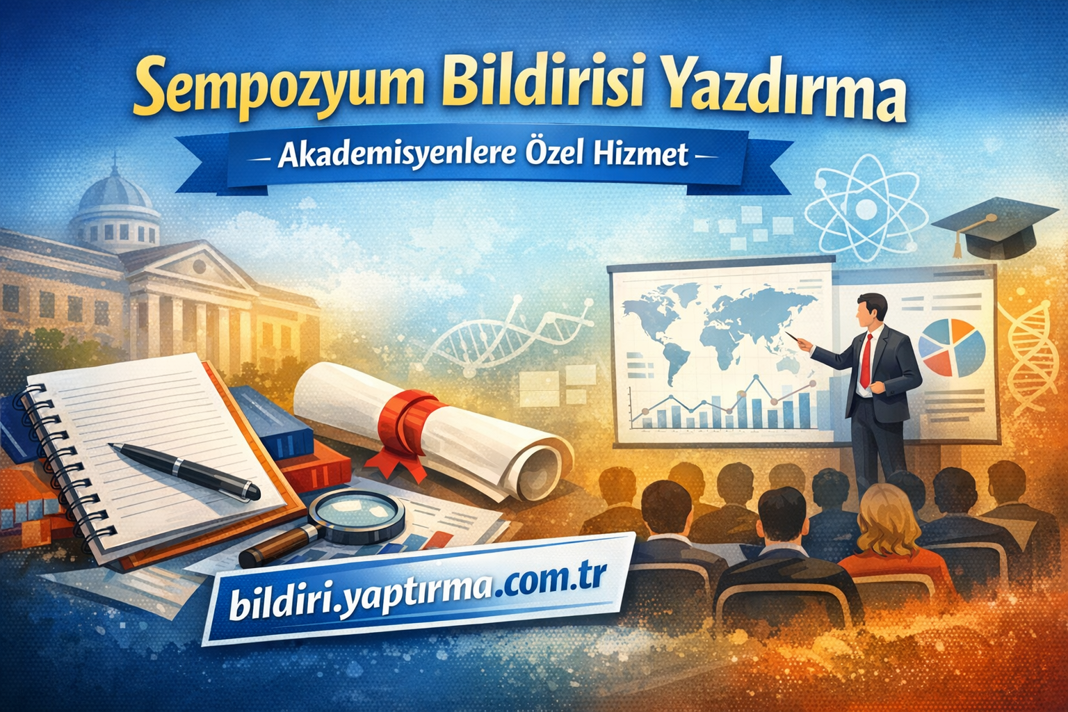 Read more about the article Sempozyum Bildirisi Yazdırma – Akademisyenlere Özel Hizmet