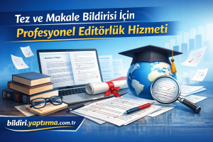 Read more about the article Tez ve Makale Bildirisi İçin Profesyonel Editörlük Hizmeti