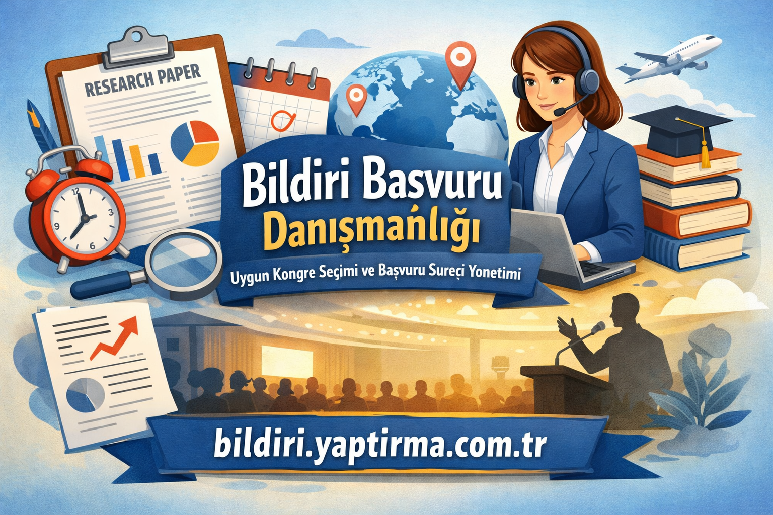 Read more about the article Bildiri Başvuru Danışmanlığı – Uygun Kongre Seçimi ve Başvuru Süreci Yönetimi