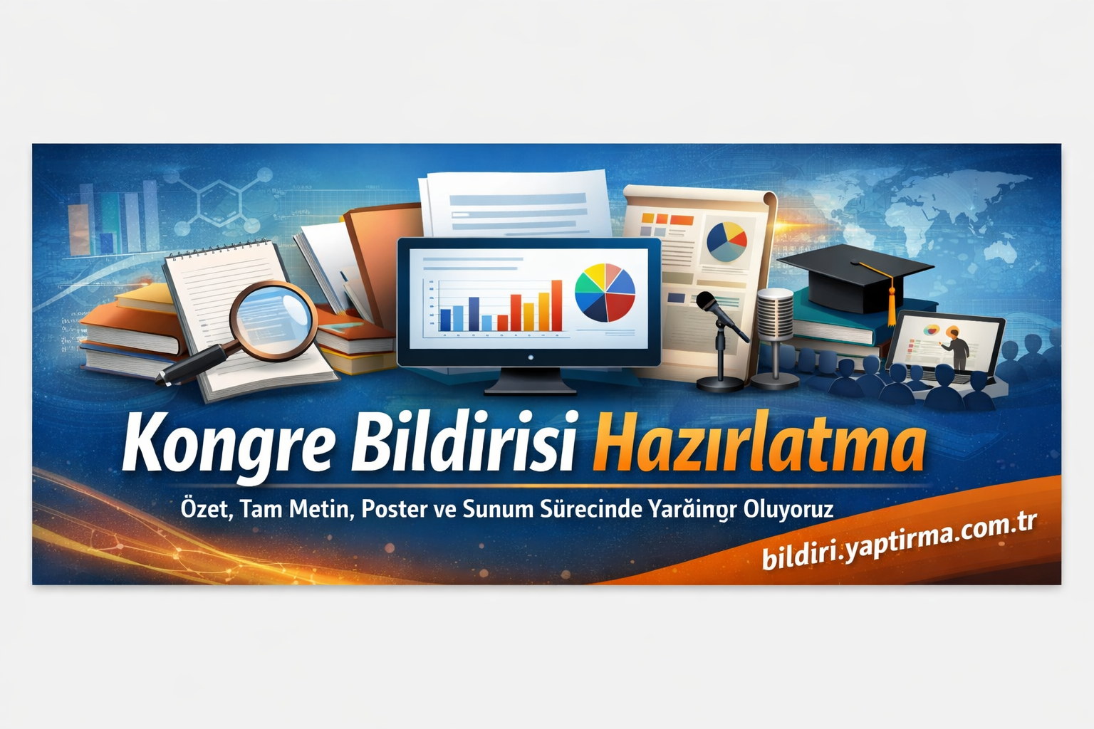 Read more about the article Kongre Bildirisi Hazırlatma: Özet, Tam Metin, Poster ve Sunum Sürecinde Size Nasıl Yardımcı Oluyoruz?