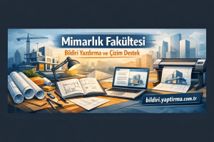 Read more about the article Mimarlık Fakültesi Bildiri Yazdırma ve Çizim Destek