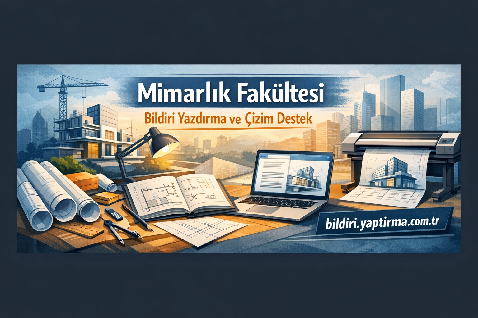 Read more about the article Mimarlık Fakültesi Bildiri Yazdırma ve Çizim Destek