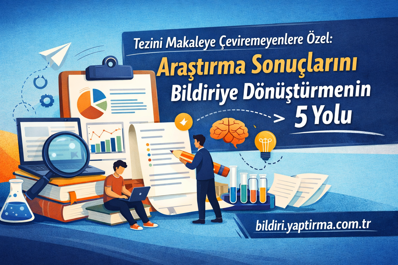 Read more about the article Tezini Makaleye Çeviremeyenlere Özel: Araştırma Sonuçlarını Bildiriye Dönüştürmenin 5 Yolu