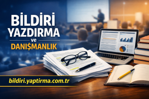 Read more about the article Bildiri Yazdırma ve Danışmanlık | Kabul Garantili Bildiri Hazırlama