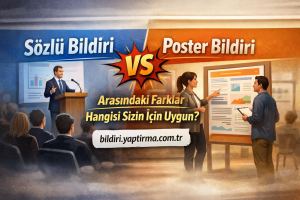 Read more about the article Sözlü Bildiri ile Poster Bildiri Arasındaki Farklar | Hangisi Sizin İçin Uygun?