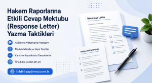 Read more about the article Hakem Raporlarına Etkili Cevap Mektubu (Response Letter) Yazma Taktikleri