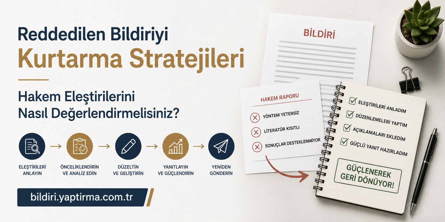 Read more about the article Reddedilen Bildiriyi Kurtarma Stratejileri | Hakem Eleştirilerini Nasıl Değerlendirmelisiniz?